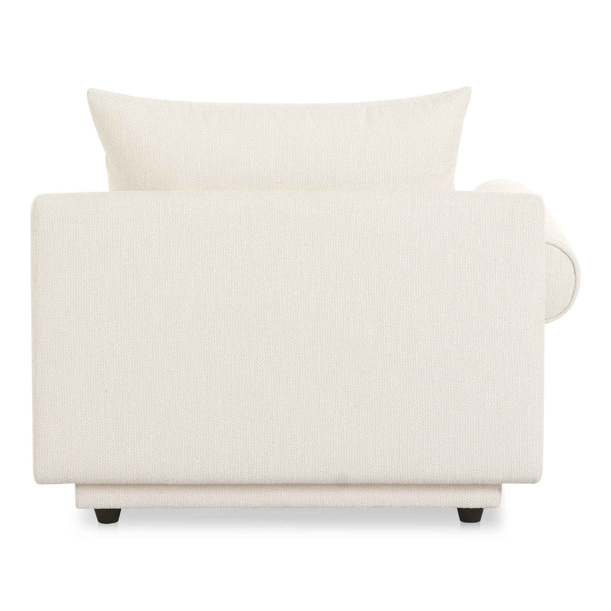 Rosello White Left Arm Facing Chair