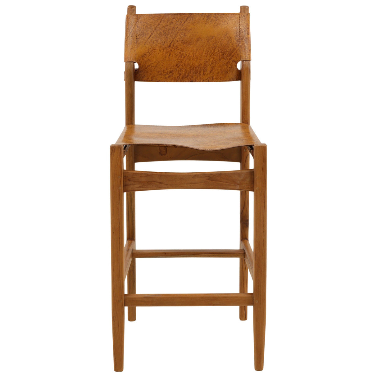 Rossana Counter Stool, Brown by Dovetail at Eve Furniture
