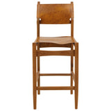 Rossana Counter Stool, Brown by Dovetail at Eve Furniture