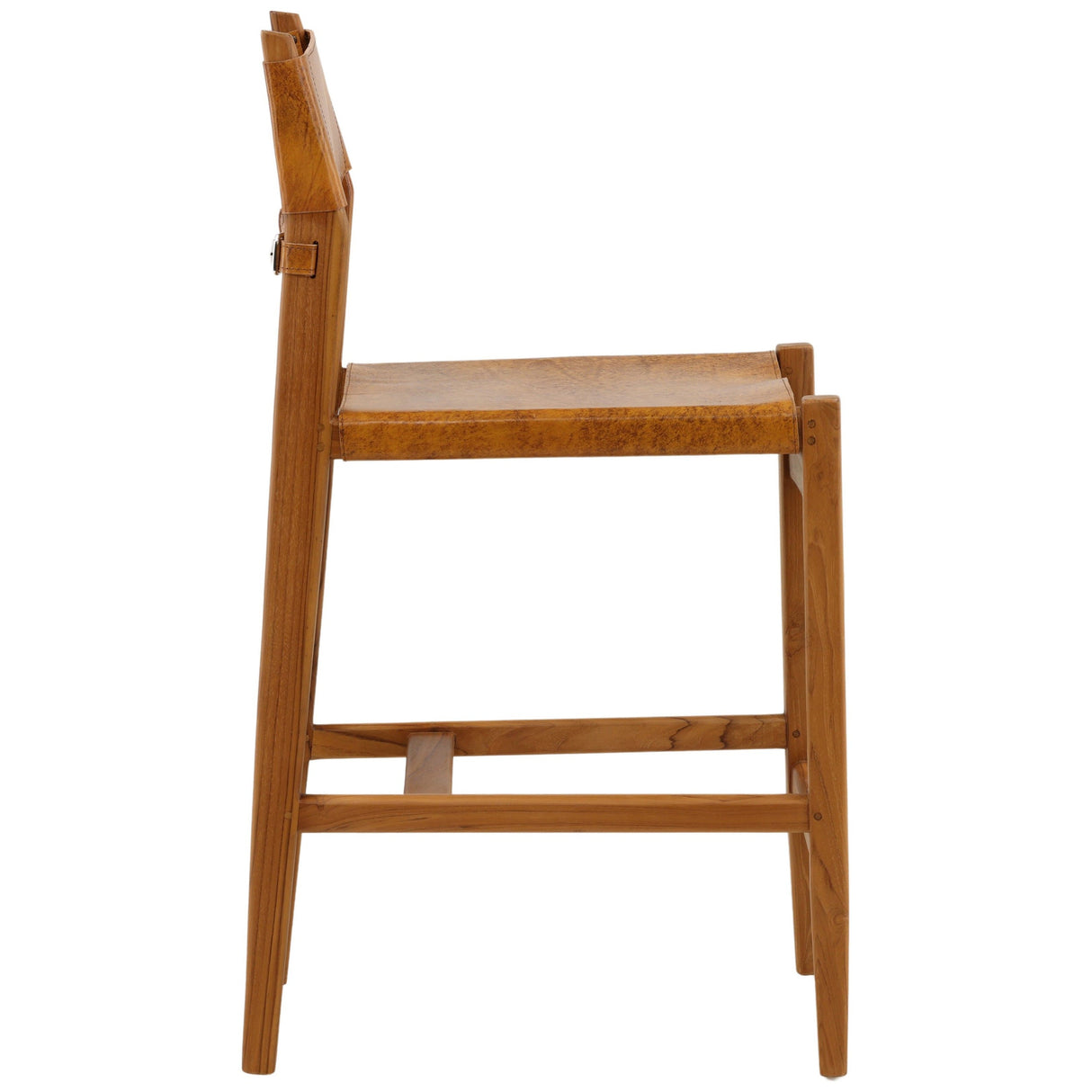 Rossana Counter Stool, Brown by Dovetail at Eve Furniture