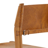 Rossana Counter Stool, Brown by Dovetail at Eve Furniture