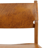 Rossana Counter Stool, Brown by Dovetail at Eve Furniture