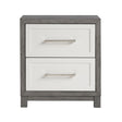 Rowan Two-tone Nightstand by Homelegance at Eve Furniture
