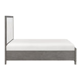 Rowan Two-tone Queen Storage Platform Bed by Homelegance at Eve Furniture