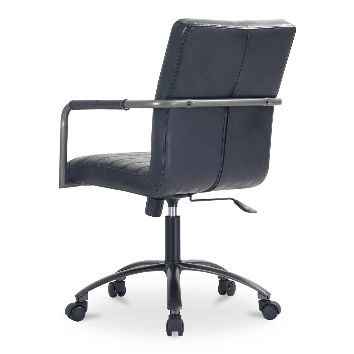 Roy Black Leather Office Chair by Moe's Home at Eve Furniture