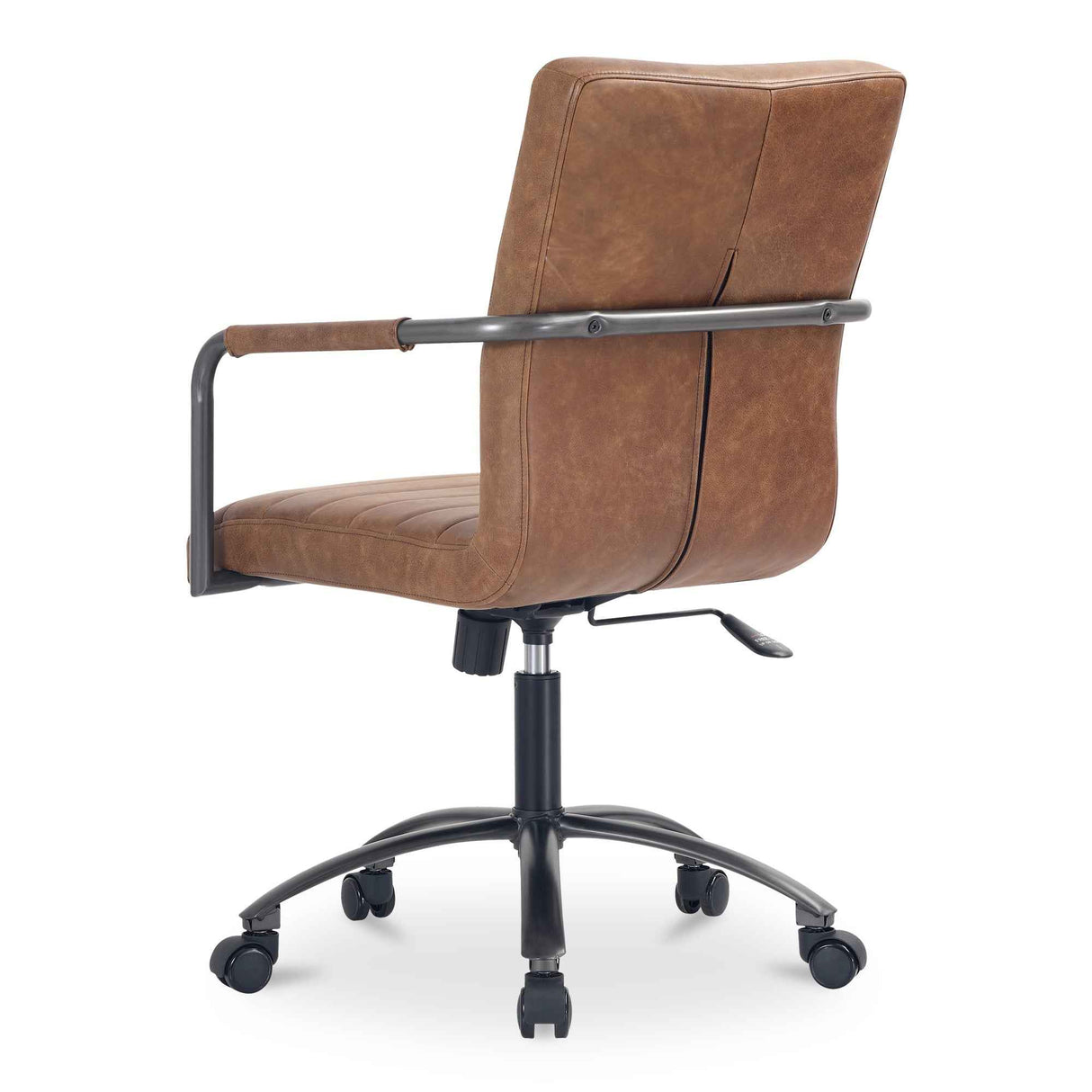 Roy  Brown Leather Office Chair