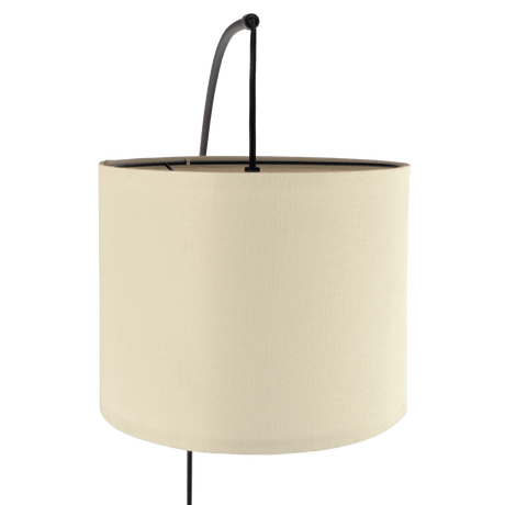Royal 3-Arm Metal Arc Floor Lamp, Oil Rubbed Bonze with Linen Shade, 4 way Rotary Switch by Ashcroft Imports at Eve Furniture