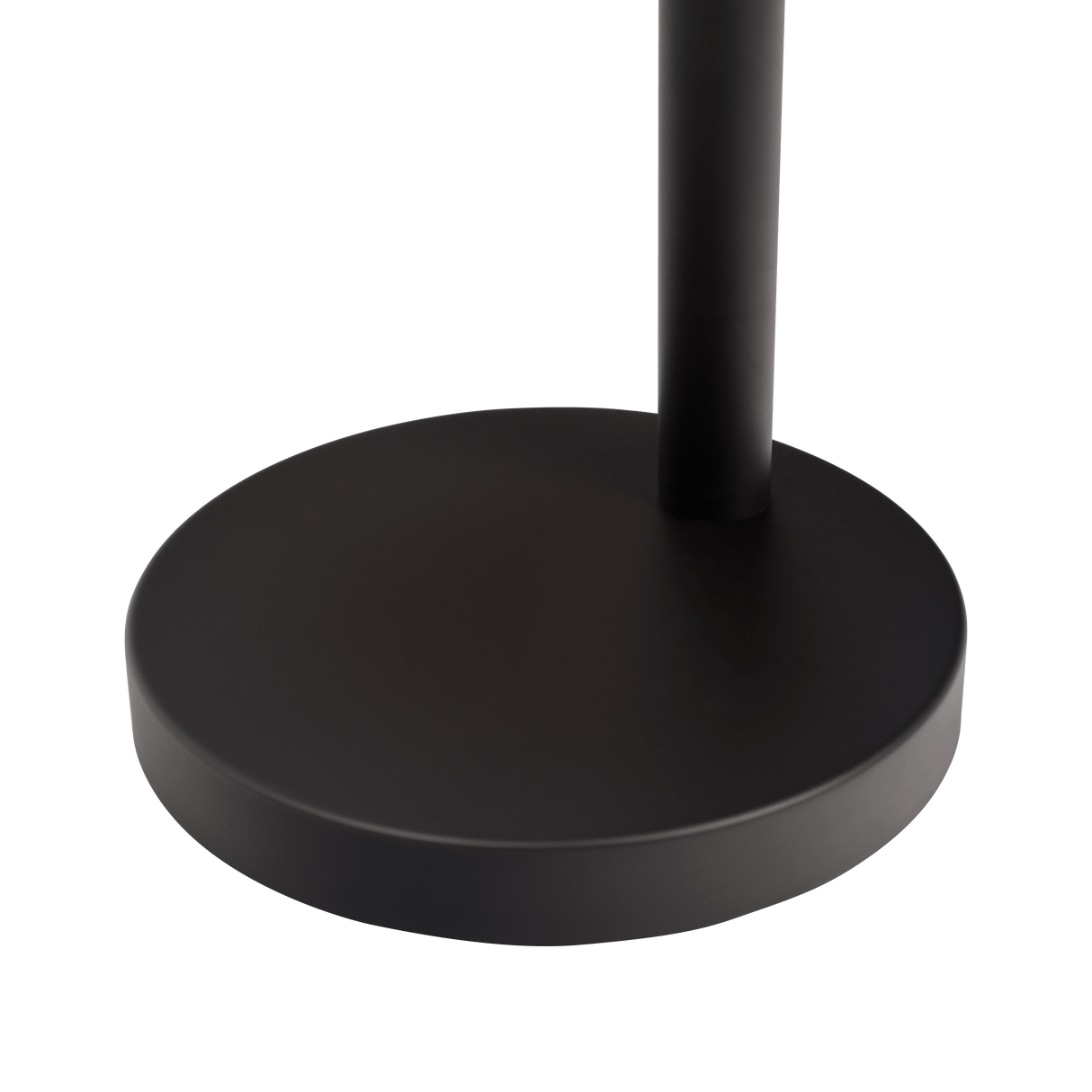 Royal 3-Arm Metal Arc Floor Lamp, Oil Rubbed Bonze with Linen Shade, 4 way Rotary Switch by Ashcroft Imports at Eve Furniture