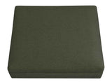 Rue Deep Green Ottoman by Moe's Home at Eve Furniture