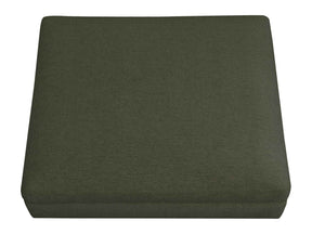 Rue Deep Green Ottoman by Moe's Home at Eve Furniture
