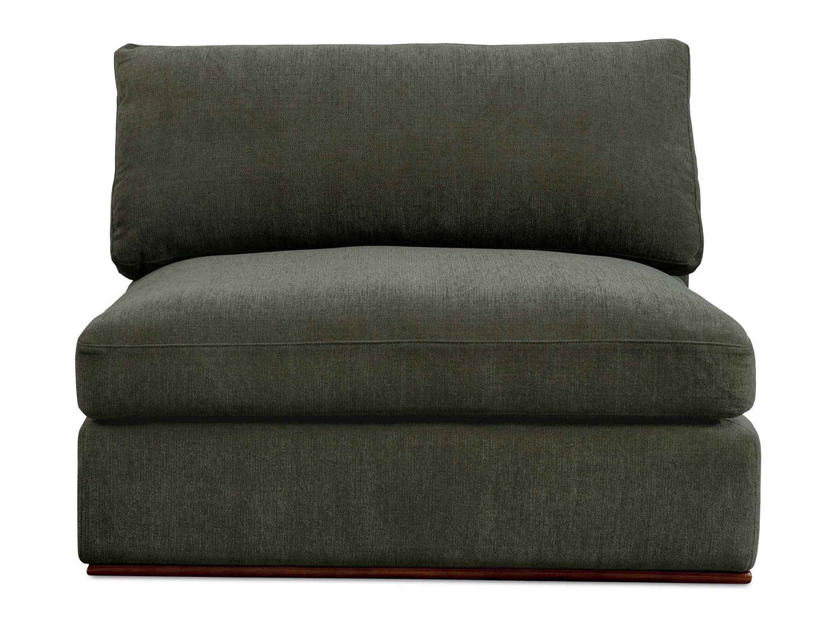 Rue Deep Green Slipper Chair