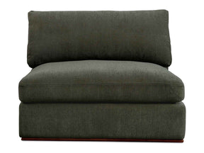 Rue Deep Green Slipper Chair