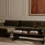 Rue Deep Green Slipper Chair by Moe's Home at Eve Furniture