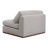 Rue Flecked Grey Slipper Chair by Moe's Home at Eve Furniture