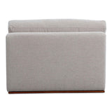 Rue Flecked Grey Slipper Chair by Moe's Home at Eve Furniture
