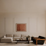 Rue Flecked Grey Slipper Chair by Moe's Home at Eve Furniture