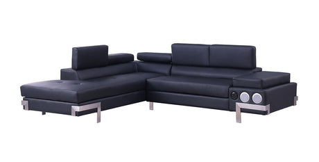 Magic (LED & Speaker) Black Sectional by New Era Innovations at Eve Furniture