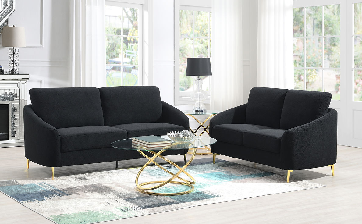 Lila Black Living Room Set by New Era Innovations at Eve Furniture