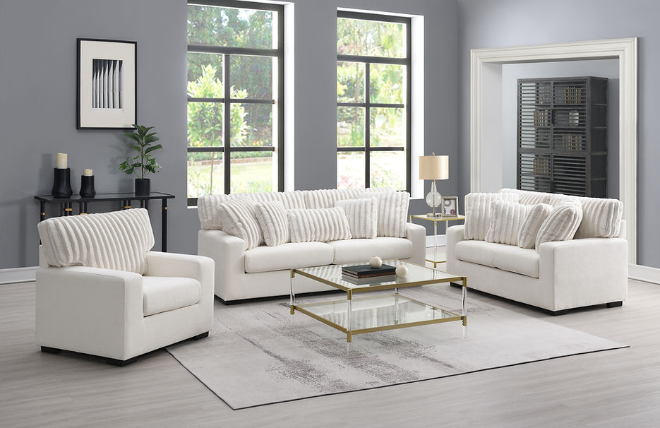 Tarra Ivory Living Room Set by New Era Innovations at Eve Furniture