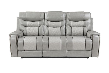 Phoenix II Grey 3-Piece Reclining Living Room Set by New Era Innovations at Eve Furniture