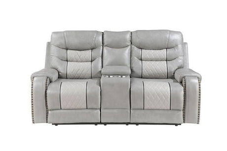 Phoenix II Grey 3-Piece Reclining Living Room Set by New Era Innovations at Eve Furniture