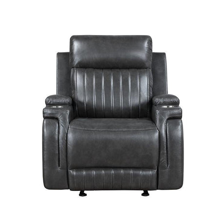 Ethan Dark Grey 3-Piece Reclining Living Room Set by New Era Innovations at Eve Furniture