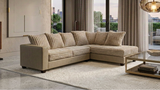 Costa Brown RAF 2-Piece Sectional