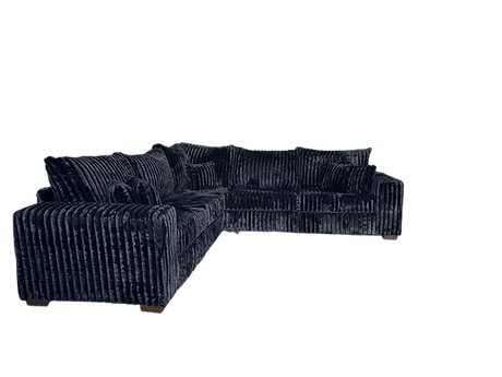 Noah Black 3-Piece Right Arm Facing (RAF) Sectional by New Era Innovations at Eve Furniture