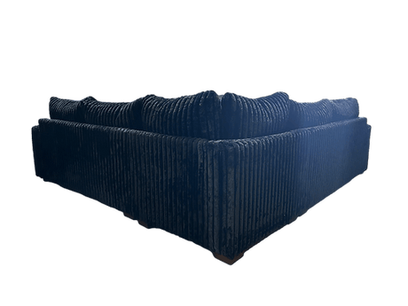 Noah Black 3-Piece Right Arm Facing (RAF) Sectional by New Era Innovations at Eve Furniture