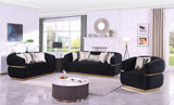 Carmela Black Living Room Set by New Era Innovations at Eve Furniture
