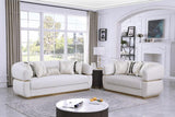 Carmela Cream Living Room Set by New Era Innovations at Eve Furniture