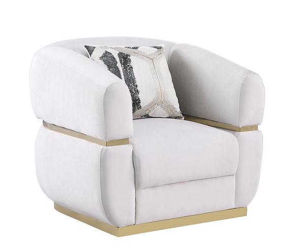 Carmela Cream Living Room Set by New Era Innovations at Eve Furniture