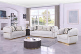 Carmela Cream Living Room Set by New Era Innovations at Eve Furniture