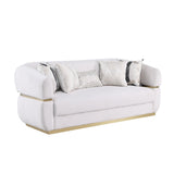 Carmela Cream Living Room Set by New Era Innovations at Eve Furniture