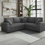 Neeha Grey 3-Piece Sectional by New Era Innovations at Eve Furniture