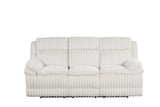 Mellow White 3-Piece Reclining Living Room Set by New Era Innovations at Eve Furniture