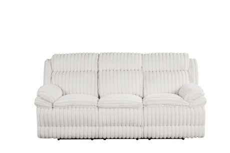 Mellow White 3-Piece Reclining Living Room Set by New Era Innovations at Eve Furniture