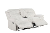 Mellow White 3-Piece Reclining Living Room Set by New Era Innovations at Eve Furniture