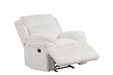 Mellow White 3-Piece Reclining Living Room Set by New Era Innovations at Eve Furniture