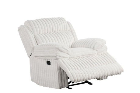 Mellow White 3-Piece Reclining Living Room Set by New Era Innovations at Eve Furniture
