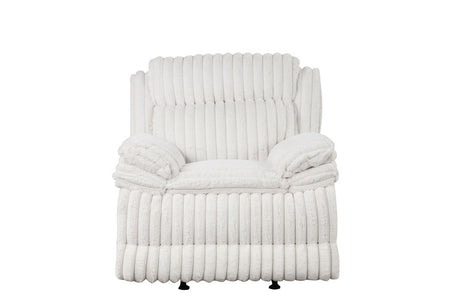 Mellow White 3-Piece Reclining Living Room Set by New Era Innovations at Eve Furniture