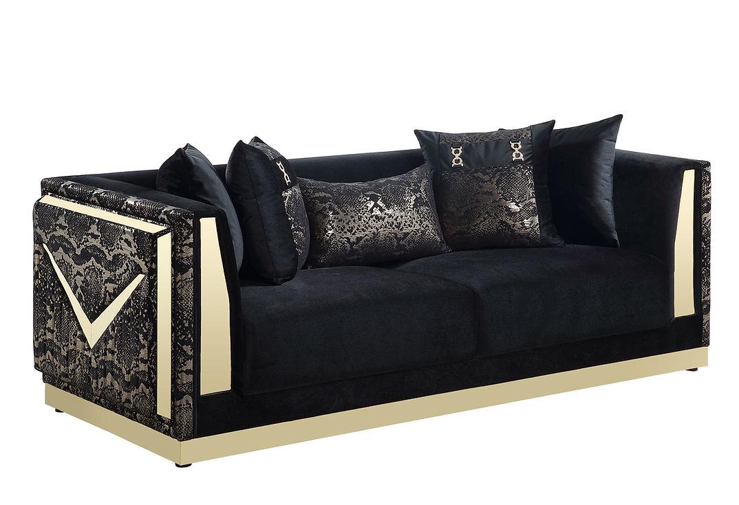 Monaco Black Living Room Set by New Era Innovations at Eve Furniture