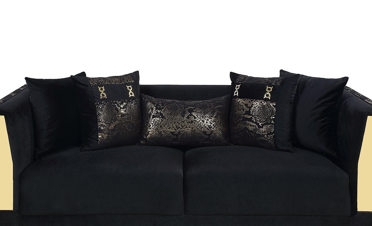 Monaco Black Living Room Set by New Era Innovations at Eve Furniture