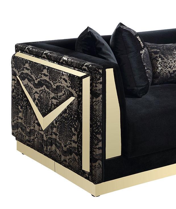 Monaco Black Living Room Set by New Era Innovations at Eve Furniture