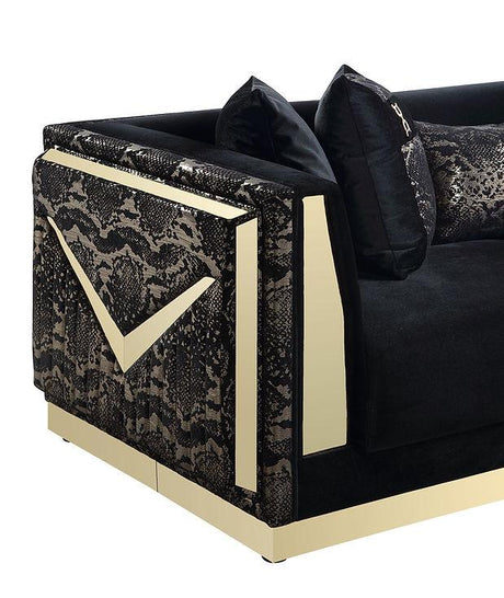 Monaco Black Living Room Set by New Era Innovations at Eve Furniture