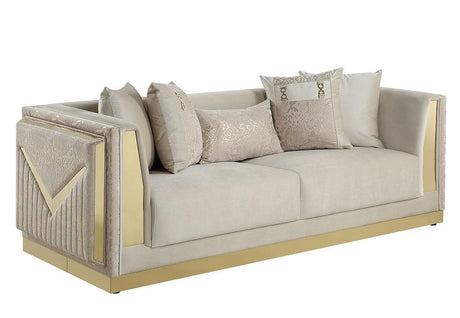 Monaco Cream Living Room Set by New Era Innovations at Eve Furniture