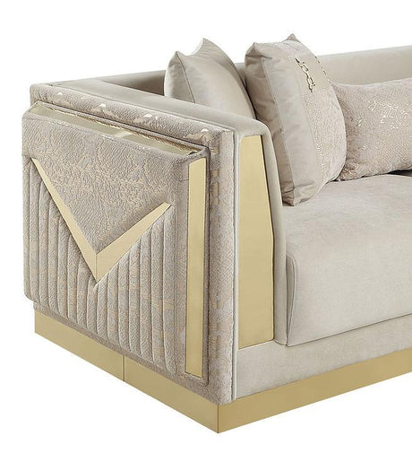 Monaco Cream Living Room Set by New Era Innovations at Eve Furniture
