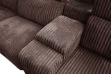 Yash Brown 6-Piece Power Reclining Sectional