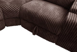 Yash Brown 6-Piece Power Reclining Sectional