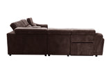 Yash Brown 6-Piece Power Reclining Sectional